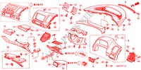 GUARNICION DE INSTRUMENTO(LADO DE CONDUCTOR) (RH) para Honda CIVIC 1.8 SES 4 Puertas 6 velocidades manual 2007