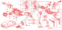 INTERRUPTOR COMBINACION(LH) para Honda CIVIC 1.6 LS 4 Puertas 5 velocidades manual 2006