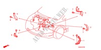 APOYO DE GRUPO DE CABLE DE MOTOR para Honda CIVIC 1.8 ES 4 Puertas 6 velocidades manual 2008