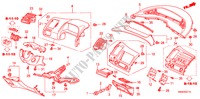 GUARNICION DE INSTRUMENTO(LADO DE CONDUCTOR) (LH) para Honda CIVIC 1.8 ES 4 Puertas 6 velocidades manual 2008
