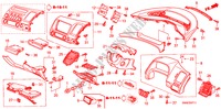 GUARNICION DE INSTRUMENTO(LADO DE CONDUCTOR) (RH) para Honda CIVIC 1.6 LXI 4 Puertas 5 velocidades manual 2009