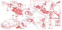 INTERRUPTOR COMBINACION(RH) para Honda CIVIC 1.8 EXI 4 Puertas 5 velocidades automática 2009