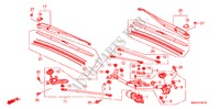 LIMPIAPARABRISAS (RH) para Honda CIVIC 1.8 SES 4 Puertas 5 velocidades automática 2009