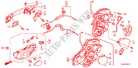 CERRADURA PUERTA TRASERA/MANIJA EXTERIOR para Honda CIVIC 1.8 VXI 4 Puertas 5 velocidades manual 2011