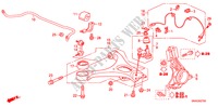 CHARNELA para Honda CIVIC 1.6 S 4 Puertas 5 velocidades automática 2011