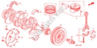 CIGUENAL/PISTON para Honda CIVIC 1.8 VXI 4 Puertas 5 velocidades manual 2011