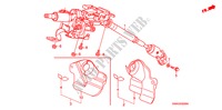 COLUMNA DE DIRECCION para Honda CIVIC 1.6 S 4 Puertas 5 velocidades automática 2011