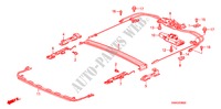 DESLIZANTES DE TECHO para Honda CIVIC 1.8 ES 4 Puertas 5 velocidades automática 2011