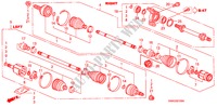 EJE DE IMPULSION DEL./EJE MEDIO(MT) para Honda CIVIC 1.8 EXI 4 Puertas 5 velocidades manual 2010