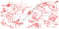 GUARNICION DE INSTRUMENTO(LADO DE CONDUCTOR)(LH) para Honda CIVIC 1.6 S 4 Puertas 5 velocidades automática 2011