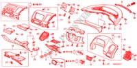 GUARNICION DE INSTRUMENTO(LADO DE CONDUCTOR)(RH) para Honda CIVIC 1.8 VXI 4 Puertas 5 velocidades manual 2011