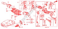 INTERRUPTOR COMBINACION(LH) para Honda CIVIC 1.8 LSSP 4 Puertas 6 velocidades manual 2010