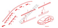 MOLDURA para Honda CIVIC 1.8 VXI 4 Puertas 5 velocidades manual 2011