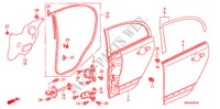 PANELES DE PUERTA TRAS. para Honda CIVIC 1.8 ES 4 Puertas 6 velocidades manual 2010