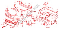PARAGOLPES para Honda CIVIC 1.8 S 4 Puertas 5 velocidades automática 2011