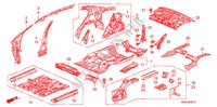 PISO/PANELES INTERIORES para Honda CIVIC 1.8 ES 4 Puertas 6 velocidades manual 2010