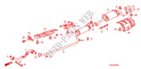 TUBERIA DE ESCAPE/SILENCIADOR para Honda CIVIC 1.8 VXI 4 Puertas 5 velocidades manual 2011