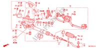 CAJA DE ENGRANAJE DE P.S.(EPS)(RH) para Honda CIVIC HYBRID MXB 4 Puertas automática completa 2010