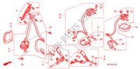CINTURONES DE SEGURIDAD para Honda CIVIC HYBRID MX 4 Puertas automática completa 2011