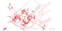 CONJUNTO DE ALAMBRES(RH)(1) para Honda CIVIC HYBRID MX       ALCANTARA 4 Puertas automática completa 2011