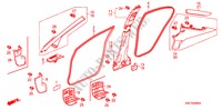 GUARNICION DE PILAR para Honda CIVIC HYBRID MX 4 Puertas automática completa 2011