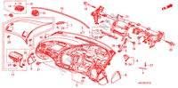 PANEL DE INSTRUMENTO(RH) para Honda CIVIC HYBRID MXB 4 Puertas automática completa 2011