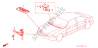 ACONDICIONADOR DE AIRE(SENSOR) para Honda LEGEND LEGEND 4 Puertas 5 velocidades manual 1995