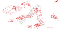 CONDUCTO DE CALEFACTOR(LH) para Honda LEGEND LEGEND 4 Puertas 5 velocidades manual 1993