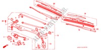 LIMPIAPARABRISAS (LH) para Honda LEGEND LEGEND 4 Puertas 5 velocidades manual 1993