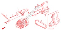 MENSULA DE ALTERNADOR para Honda LEGEND LEGEND 4 Puertas 5 velocidades manual 1993