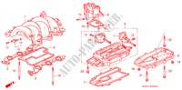 MULTIPLE DE ADMISION para Honda LEGEND LEGEND 4 Puertas 5 velocidades manual 1992