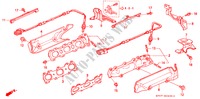 MULTIPLE DE ESCAPE para Honda LEGEND LEGEND 4 Puertas 5 velocidades manual 1993