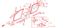 RECUBRIMIENTO DE PILAR para Honda LEGEND LEGEND 4 Puertas 5 velocidades manual 1991