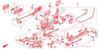 ASIENTO DEL. (DER.)(LH) para Honda LEGEND COUPE LEGEND 2 Puertas 5 velocidades manual 1994