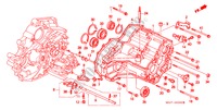 ALOJAMIENTO TRANSMISION para Honda CIVIC CRX ESI 2 Puertas 4 velocidades automática 1995