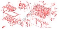 BLOQUE DE CILINDRO/COLECTOR DE ACEITE (DOHC) para Honda CIVIC CRX VTI 2 Puertas 5 velocidades manual 1992