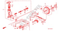 CILINDRO MAESTRO DE FRENO/ ALIMENTACION MAESTRA(ABS)(LH) para Honda CIVIC CRX ESI 2 Puertas 5 velocidades manual 1997