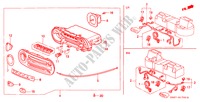 CONTROL DE CALEFACTOR para Honda CIVIC CRX ESI 2 Puertas 5 velocidades manual 1997