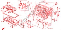 BLOQUE DE CILINDRO/COLECTOR DE ACEITE (DOHC VTEC) para Honda CIVIC VTI 3 Puertas 5 velocidades manual 1995