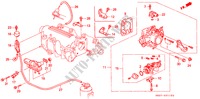CUERPO MARIPOSA GASES(DOHC VTEC)(1.6L SOHC VTEC) para Honda CIVIC ESI 3 Puertas 5 velocidades manual 1992