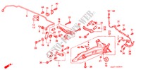 ESTABILIZADOR TRASERO/TRASERO BRAZO INFERIOR para Honda CIVIC LSI 3 Puertas 5 velocidades manual 1995