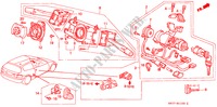 INTERRUPTOR COMBINACION para Honda CIVIC LSI 3 Puertas 5 velocidades manual 1995