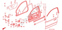 PANELES DE PUERTA para Honda CIVIC LSI 3 Puertas 5 velocidades manual 1995