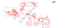 COLUMNA DE DIRECCION para Honda CIVIC LSI 4 Puertas 5 velocidades manual 1994
