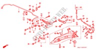 ESTABILIZADOR TRASERO/TRASERO BRAZO INFERIOR para Honda CIVIC LSI 4 Puertas 5 velocidades manual 1995