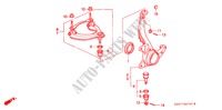 CHARNELA para Honda CIVIC COUPE LSI 2 Puertas 5 velocidades manual 1995
