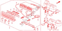 CONTROL DE CALEFACTOR para Honda CIVIC COUPE LSI 2 Puertas 4 velocidades automática 1994