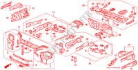 ESTRUCTURA DE CUERPO(CONTENCION DEL.) para Honda CIVIC COUPE BASIC 2 Puertas 5 velocidades manual 1994