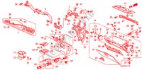 GUARNICION DE INSTRUMENTO(SRS)(LH) para Honda CIVIC COUPE LSI 2 Puertas 4 velocidades automática 1995