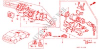 INTERRUPTOR COMBINACION(LH) para Honda CIVIC COUPE BASIC 2 Puertas 5 velocidades manual 1995